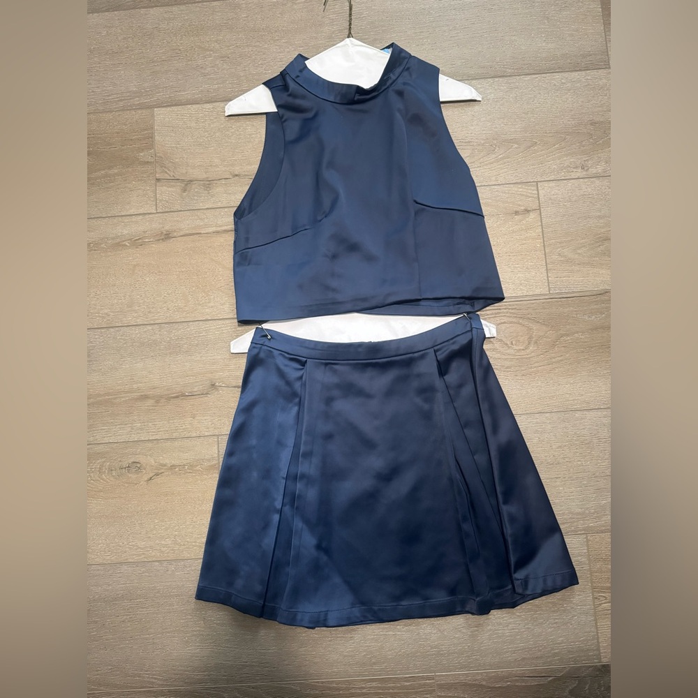 Tobi Navy Blue Kids Dress Set